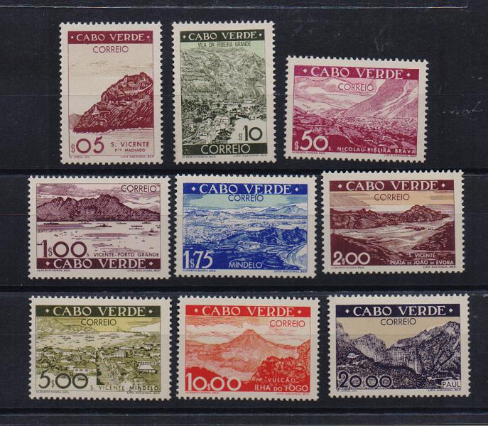 3060.jpg -     Lote:    3060      Lotes pelo Correio              Descrição:         1948 &mdash; Vistas de Cabo Verde. CE24&frac12;49. Série completa. Valor de catálogo &euro; 185,00.        **       Valor Base:     &euro; 30,00     Valor Venda:     &euro;      