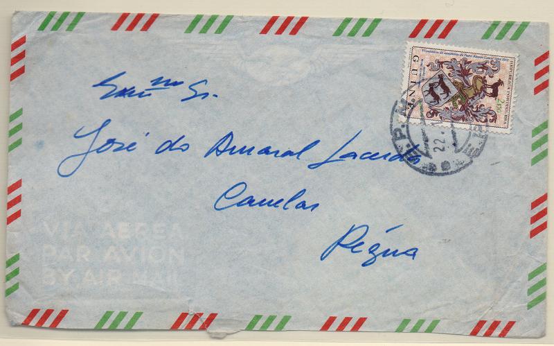 3078.jpg -     Lote:    3078      Lotes pelo Correio              Descrição:         1969 &mdash; 5.º Centenário do Nascimento de Vasco da Gama. CE326, 2$50 em carta circula da EPM 8 (22.01.69) para a Régua.        Carta       Valor Base:     &euro; 4,00     Valor Venda:     &euro;      