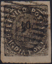 3082.jpg -     Lote:    3082      Lotes pelo Correio              Descrição:         1875 &mdash; Nativos. Tipo IIA. CE23, 10 reis preto. Valor de catálogo &euro; 50,00.        O       Valor Base:     &euro; 10,00     Valor Venda:     &euro;      