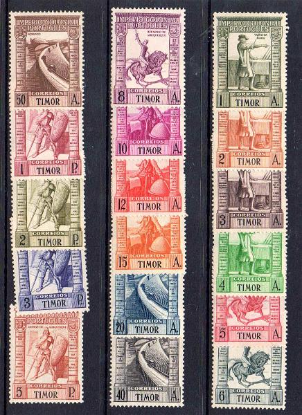 3230.jpg -     Lote:    3230      Lotes pelo Correio              Descrição:         1938 &mdash; Império Colonial Português. CE 227/243. Série completa. Valor de catálogo &euro; 276,00.        RG***       Valor Base:     &euro; 25,00     Valor Venda:     &euro;      