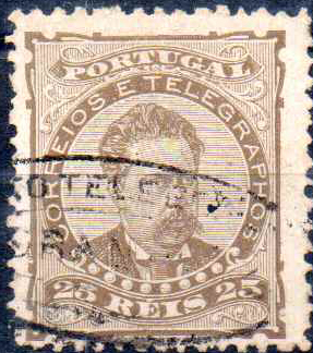 3363.jpg -     Lote:    3363      Lotes pelo Correio              Descrição:         Carimbos da telegrafia eléctrica. 1882/83 &mdash; D. Luís I, de frente. CE57, 25 reis castanho, obliterado com carimbo batido a preto "ESTAÇÃO TELEGRÁPHICA / C. GRANDE".        O       Valor Base:     &euro; 6,00     Valor Venda:     &euro;      