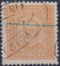 3364.jpg -     Lote:    3364      Lotes pelo Correio              Descrição:         Carimbos da telegrafia eléctrica. 1892/93 &mdash; D. Carlos I. CE68, 5 reis laranja obliterado com carimbo batido a preto "TELEGRAPHIA / ELECTRICA / BOM JEZUS".        O       Valor Base:     &euro; 8,00     Valor Venda:     &euro;      