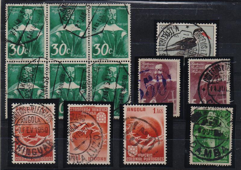 3375.jpg -     Lote:    3375      Lotes pelo Correio              Descrição:         Marcofilia diversa. Lote com bloco de 6 selos + 7 selos isolados, obliterados com diversos carimbos. Lote a ver.        O       Valor Base:     &euro; 10,00     Valor Venda:     &euro;      