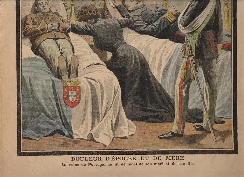 3472.jpg -     Lote:    3472      Lotes pelo Correio              Descrição:         Le Petit Journal. N.º 900 de 16 de Fevereiro de 1908 com artigo sobre o regicídio.        Livro       Valor Base:     &euro; 10,00     Valor Venda:     &euro;      