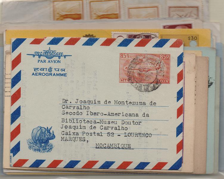 3690.jpg -     Lote:    3690      Lotes pelo Correio              Descrição:         Moçambique * Incoming mail. Lote com cartas, inteiros postais e postais ilustrados circulados na sua grande maioria para Inhambane. Lote a ver.        Lote       Valor Base:     &euro; 10,00     Valor Venda:     &euro;      