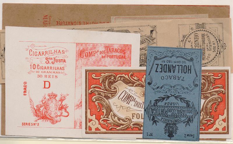 3783.jpg -     Lote:    3783      Lotes pelo Correio              Descrição:         Portugal &mdash; Lote com 7 rótulos/cintas/invólucros para cigarros, com preços em reis da Companhia dos Tabacos de Portugal.        RTL       Valor Base:     &euro; 5,00     Valor Venda:     &euro;      