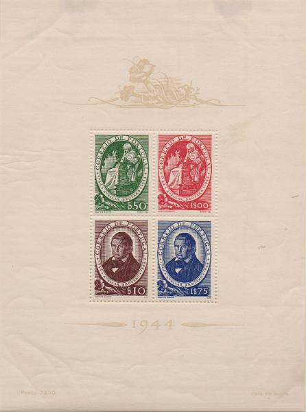 3797.jpg -     Lote:    3797      Lotes pelo Correio              Descrição:         1944 &mdash; Centenário de Avelar Brotero. CE BLC6. Valor de catálogo &euro; 75,00.        BLC**       Valor Base:     &euro; 8,00     Valor Venda:     &euro;      