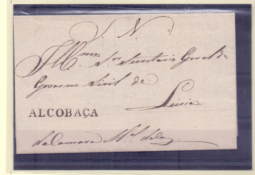 0087.jpg -     Lote:    87            Portugal        Descrição:         Alcobaça &mdash; A sépia, ACB2 em carta datada de Alcobaça (20.11.35) para Leiria, isenta de porte. MB.        Carta       Valor Base:     &euro; 25,00     Valor Venda:     &euro; 25,00     