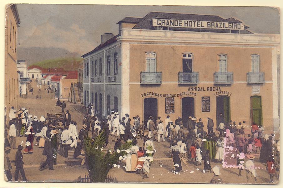 0385.jpg -     Lote:    385                   Descrição:         Cabo Verde. Hotel Brazileiro * São Vicente C.V. Circulado com selo de D. Manuel II.        PI       Valor Base:     &euro; 8,00     Valor Venda:     Retirado     
