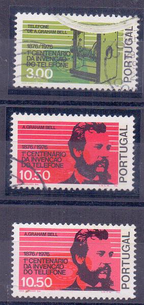 0679.jpg -     Lote:    679            Portugal       Descrição:         1976 &mdash; Centenário do telefone. CE1277, 3$00 com impressão defeituosa e CE1278, 10$50 em vermelho escuro.        O       Valor Base:     &euro; 6,00     Valor Venda:     Retirado     