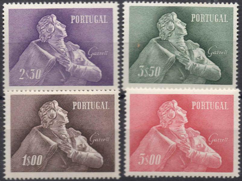 0986.jpg -     Lote:    986            Portugal       Descrição:         1957 &mdash; Almeida Garrett. CE827/830. Série completa. Valor de catálogo &euro; 280,00.        ***       Valor Base:     &euro; 25,00     Valor Venda:     Retirado     