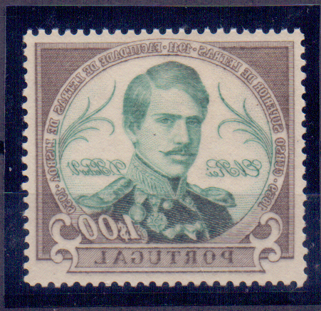 0987.jpg -     Lote:    987            Portugal       Descrição:         1961 &mdash; 1º Centenário da Fundação da Faculdade de Letras. CE874, 1$00. Selo com a impressão retro-verso integral.        ***       Valor Base:     &euro; 15,00     Valor Venda:     &euro; 30,00     