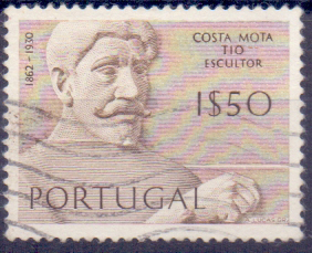 0988.jpg -     Lote:    988            Portugal       Descrição:         1971 &mdash; Escultores Portugueses. CE1102, 1$50 sépia em denteado 13 &frac12;. Valor de catálogo &euro; 500,00.        O       Valor Base:     &euro; 50,00     Valor Venda:     &euro; 75,00     