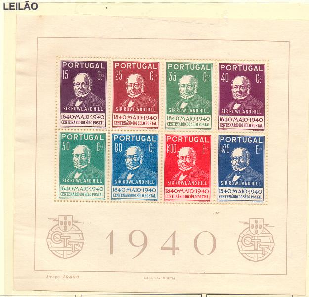 1004.jpg -     Lote:    1004            Portugal       Descrição:         1940 &mdash; Centenário do Selo postal. CE BLC3. Valor de catálogo &euro; 240,00.        BLC***       Valor Base:     &euro; 25,00     Valor Venda:     Retirado     