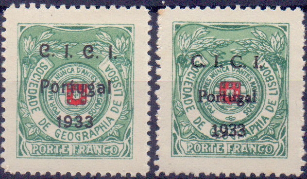 1027.jpg -     Lote:    1027            Portugal       Descrição:         1933 &mdash; Porte franco. Sociedade de Geografia de Lisboa. Congresso do Instituto Colonial Internacional. CE15/16. Série completa. Valor de catálogo &euro; 240,00.        **       Valor Base:     &euro; 25,00     Valor Venda:     &euro; 42,00     