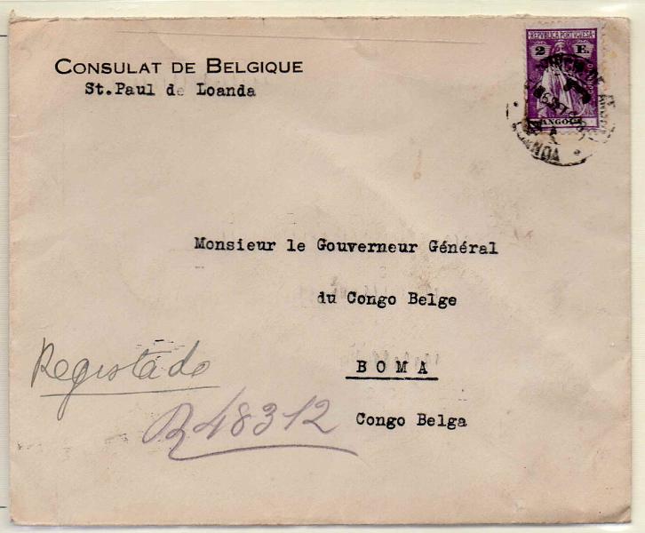 1101.jpg -     Lote:    1101            Angola       Descrição:         192&frac12;2 &mdash; Ceres. Sobrescrito circulado registado de Luanda (06.09.28) para Boma (09.09.28) com selo de 2E CE211.        Carta       Valor Base:     &euro; 20,00     Valor Venda:     Retirado     