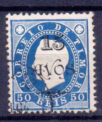 1414.jpg -     Lote:    1414            Timor       Descrição:         1902 &mdash; D. Luís I, com sobretaxa. CE83, 15 avos s/ 50 reis. Valor de catálogo &euro; 220,00.        O       Valor Base:     &euro; 40,00     Valor Venda:     &euro; 40,00     