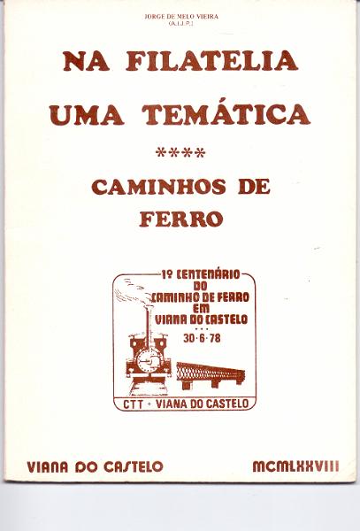 1613.jpg -     Lote:    1613                   Descrição:         Lote com 7 booklets filatélicos: Na filatelia uma temática . caminhos de ferro de Melo Vieira; A Censura Militar na Madeira e Açores durante a 2.ª Guerra Mundial de Sousa Lobo; Inteiro Postais inéditos de Bordalo Sanches; O carimbo correio aéreo LAT17 de Vasconcelos Carvalho; Notas de Filatelia &mdash; o ano filatélico de 1970 em Angola de Marco António de Sousa; Estações deos CTT com a marca de dia, registos, encomendas e valores declarados de Paulo Barata e Aerogramas de Portugal de Paulo Barata.        Livro       Valor Base:     &euro; 10,00     Valor Venda:     &euro; 16,00     