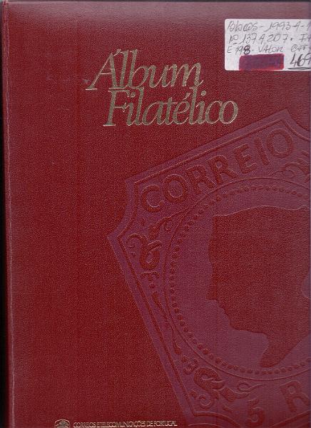 1698.jpg -     Lote:    1698                   Descrição:         Portugal &mdash; Álbum com blocos de Portugal desde 1993 até 1998 (BLC137 ao BLC207). Faltam os n.ºs 193 e 198. Valor de catálogo &euro; 469,15.        Lote       Valor Base:     &euro; 40,00     Valor Venda:     &euro; 46,00     