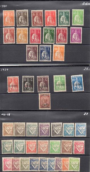 1701.jpg -     Lote:    1701                   Descrição:         Portugal. Lote composto por séries desde CE488 Ceres Revalidado até CE630 Tomada de Lisboa aos Mouros, com excepção CE543/547, 617/633 e 652/659. Todos com goma original e sinal de charneira. Valor de catálogo &euro; 2.503,80.        Lote       Valor Base:     &euro; 200,00     Valor Venda:     Retirado     