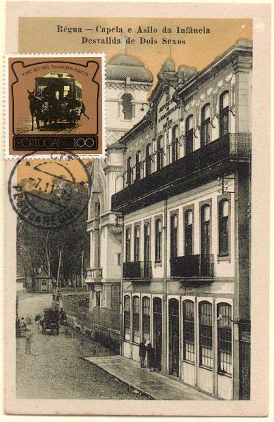 1920.jpg -     Lote:    1920      Lotes pelo Correio             Descrição:         Régua. Capela e Asilo da Infância Desvalida de Dois Sexos, com selo de 1$00 CE1198.        PI       Valor Base:     &euro; 5,00     Valor Venda:     Retirado     