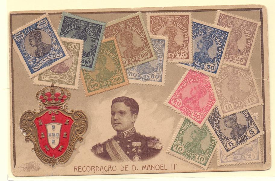 1969.jpg -     Lote:    1969      Lotes pelo Correio             Descrição:         Monarquia, Recordação de D. Manoel II. Novo com pequenos defeitos.        PI       Valor Base:     &euro; 8,00     Valor Venda:     Retirado     
