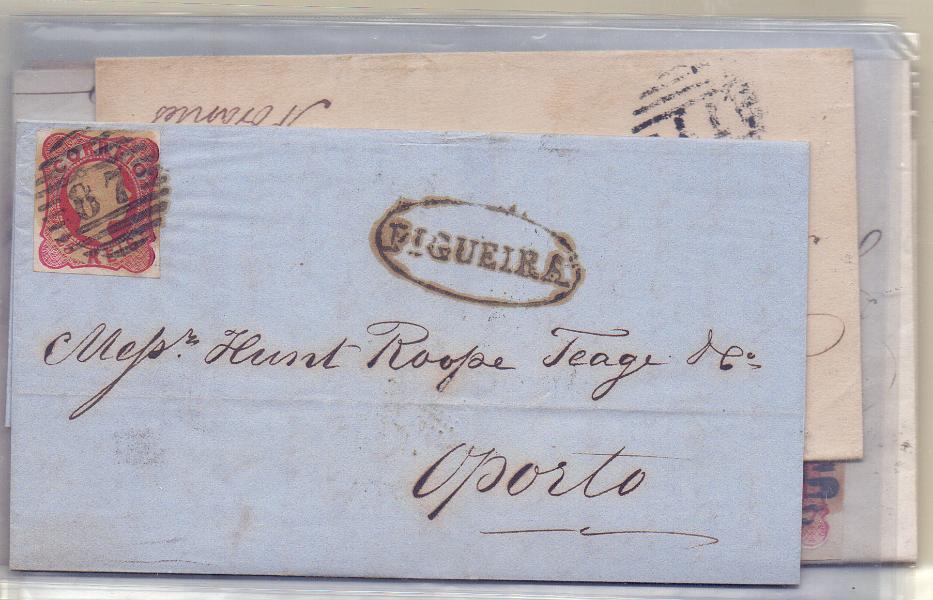 2072.jpg -     Lote:    2072      Lotes pelo Correio      Portugal        Descrição:         1856/58 &mdash; D. Pedro V. Cabelos anelados. CE13, 25 reis carmim rosa. Lote com 7 cartas, algumas com carimbos nominativos de CASTELO BRANCO, FIGUEIRA e LAMEGO. Lote a ver.        Lote       Valor Base:     &euro; 15,00     Valor Venda:     &euro; 15,00     