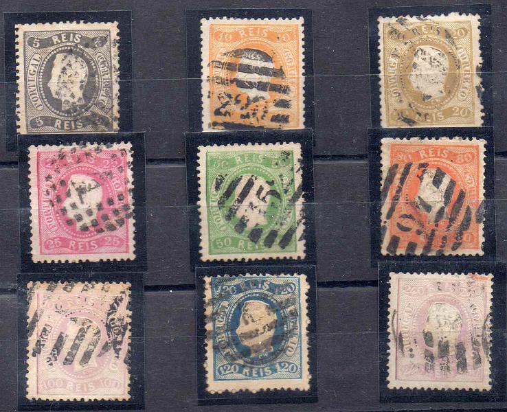 2078.jpg -     Lote:    2078      Lotes pelo Correio      Portugal        Descrição:         1867/70 &mdash; D. Luís I. Fita curva, denteados. CE27/35. Série completa. Valor de catálogo &euro; 2026,00.        O       Valor Base:     &euro; 100,00     Valor Venda:     &euro; 100,00     