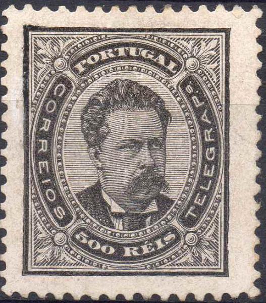 2100.jpg -     Lote:    2100      Lotes pelo Correio      Portugal        Descrição:         1884/87 &mdash; D. Luís I. De frente. Novos valores. CE64, 500 reis, denteado 12 &frac12;. Selo mal regomado.        RG***       Valor Base:     &euro; 50,00     Valor Venda:     Retirado     