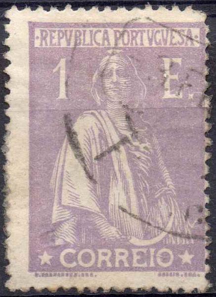 2145.jpg -     Lote:    2145      Lotes pelo Correio      Portugal        Descrição:         1920/22 &mdash; Ceres. CE248, 1E, papel acetinado, denteado 15x14. Dente ligeiramente mais curto. Valor de catálogo &euro; 170,00.        O       Valor Base:     &euro; 15,00     Valor Venda:     Retirado     
