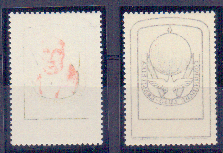 2238.jpg -     Lote:    2238      Lotes pelo Correio      Portugal        Descrição:         1972 &mdash; Lubrapex. CE1168 e 1170. Dois selos com repasse.        ***       Valor Base:     &euro; 5,00     Valor Venda:     Retirado     