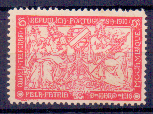 2401.jpg -     Lote:    2401      Lotes pelo Correio      Moçambique       Descrição:         1918 &mdash; Imposto Postal. Taxa de Guerra. CE IP4, 5c. Selo com variedade TELFGRAFO.        ***       Valor Base:     &euro; 4,00     Valor Venda:     &euro; 4,00     