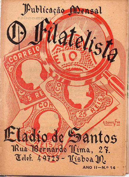 2561.jpg -     Lote:    2561      Lotes pelo Correio             Descrição:         O Filatelista. Revista da Casa Eládio dos Santos n.ºs 14, 19, 21, 26 e 27.        Livro       Valor Base:     &euro; 5,00     Valor Venda:     Retirado     