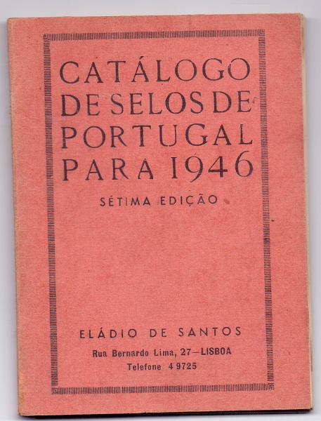 2589.jpg -     Lote:    2589      Lotes pelo Correio             Descrição:         Catálogo de Portugal e Colónias de Eládio dos Santos. Anos de 1946, 1947, 1948, 1949, 1950, 1951, 1952, 1953, 1954, 1955, 1956, 1957, 1958, 1959 e 1960.        Livro       Valor Base:     &euro; 12,00     Valor Venda:     &euro; 12,00     