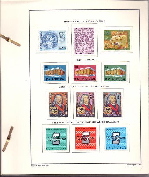 2630.jpg -     Lote:    2630      Lotes pelo Correio             Descrição:         Portugal &mdash; Álbum Eládio dos Santos (1969/1997). Completa com selos novos com charneira. Lote a ver        Lote       Valor Base:     &euro; 100,00     Valor Venda:     Retirado     