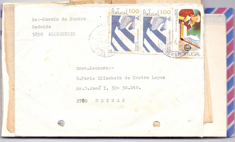 2673.jpg -     Lote:    2673      Lotes pelo Correio             Descrição:         Portugal e Angola &mdash; Lote com 26 envelopes e 2 Telegramas, incluindo carimbos de Alquerubim, Avelãs do Caminho, Mouriscas do Vouga, Vila Robert Williams (Angola), etc.  Lote a ver.        Lote       Valor Base:     &euro; 5,00     Valor Venda:     &euro; 22,00     