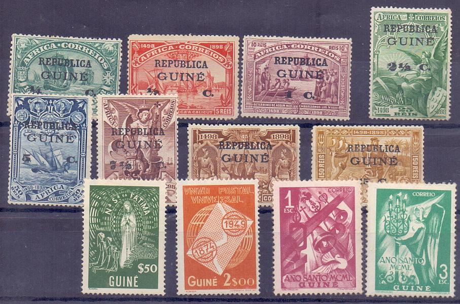 2703.jpg -     Lote:    2703      Lotes pelo Correio             Descrição:         Guiné &mdash; Lote com selos CE113/120, CE26&frac12;64. Lote a ver.        RG***       Valor Base:     &euro; 8,00     Valor Venda:     &euro; 8,00     