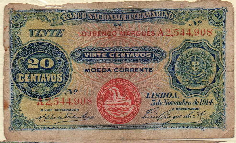 2731.jpg -     Lote:    2731      Lotes pelo Correio             Descrição:         Moçambique. 1914 &mdash; Colónias Comércio e Agricultura. (05.11.1914). BC.        NT       Valor Base:     &euro; 15,00     Valor Venda:     Retirado     