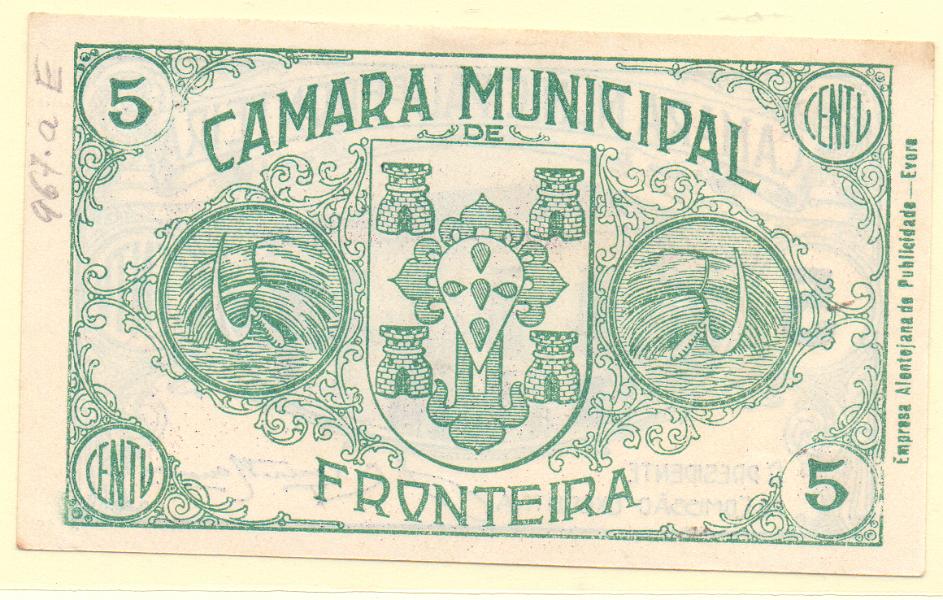 2769.jpg -     Lote:    2769      Lotes pelo Correio             Descrição:         Fronteira (Câmara Municipal) &mdash; 5 C, MA 967.a, Nova            CDL       Valor Base:     &euro; 5,00     Valor Venda:     &euro; 5,00     