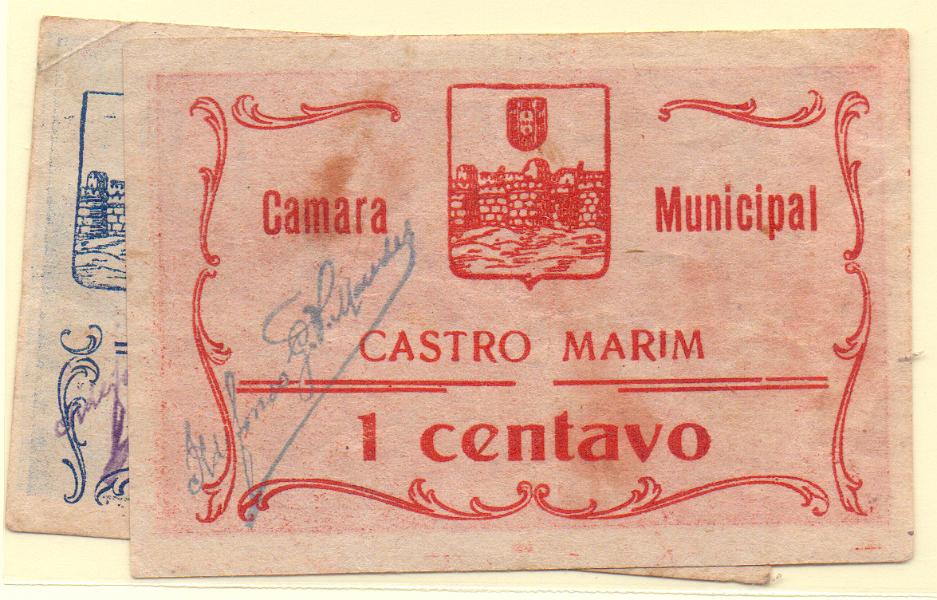 2779.jpg -     Lote:    2779      Lotes pelo Correio             Descrição:         Castro Marim (Câmara Municipal) &mdash; 1 e 2 C, MA 65&frac12;, MBC (Escassas no Índice MA)         CDL       Valor Base:     &euro; 6,00     Valor Venda:     &euro; 12,00     