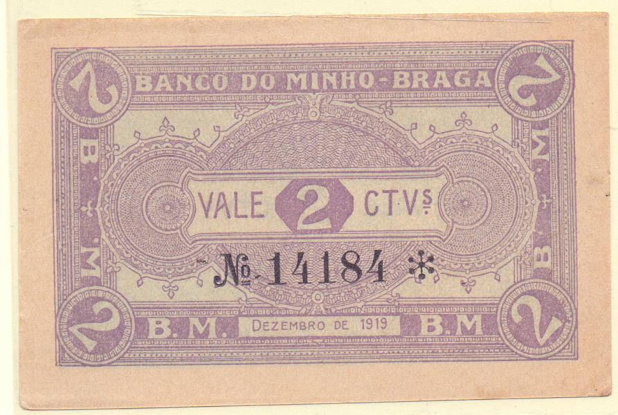 2781.jpg -     Lote:    2781      Lotes pelo Correio             Descrição:         Braga - Banco do Minho &mdash; 2 C, MA 432.a, Nova             CDL       Valor Base:     &euro; 5,00     Valor Venda:     &euro; 5,00     