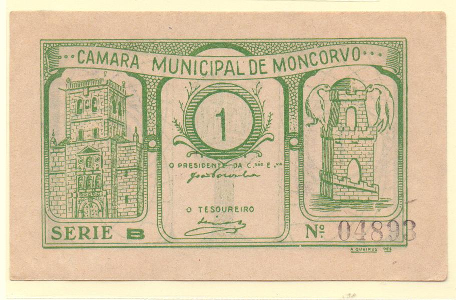 2804.jpg -     Lote:    2804      Lotes pelo Correio             Descrição:         Moncorvo  (Câmara Municipal) &mdash; 1 C, MA 2208, Nova (Escassa no Índice MA)          CDL       Valor Base:     &euro; 10,00     Valor Venda:     &euro; 10,00     