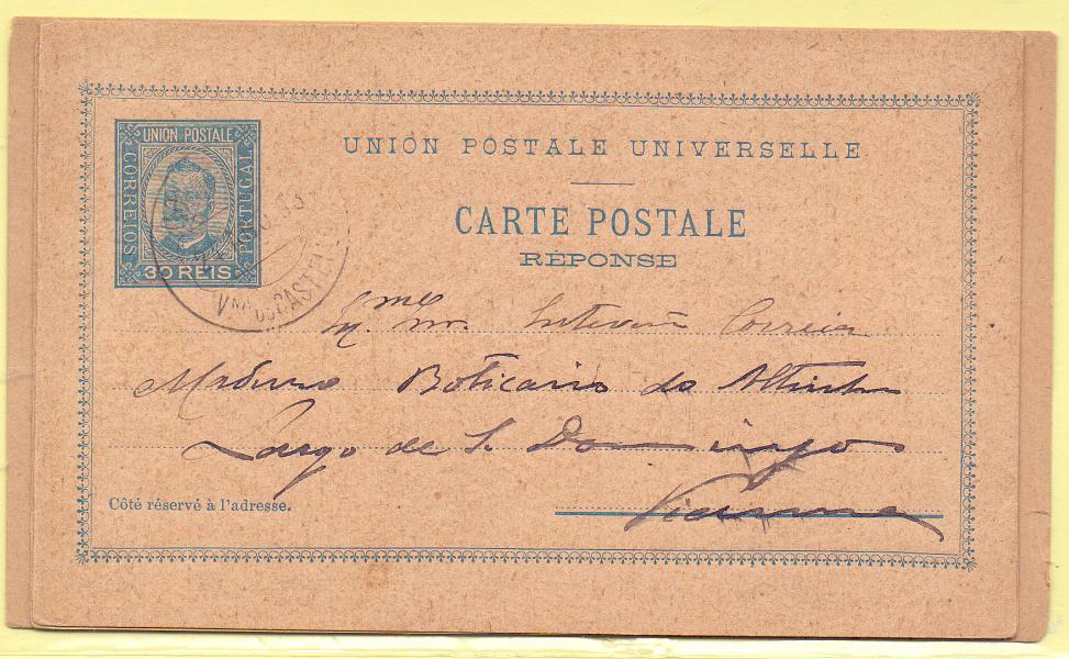 1618.jpg -     Lote:    1618      Lotes pelo Correio      Portugal        Descrição:         1892/95 &mdash; D. Carlos I, tipo Diogo Neto. Lote composto por OM14 e OM15 (novos) + OM18, 30+30 reis novo + OM18 com segunda folha circulada em Viana do Castelo). Lote a ver.        IN/IC       Valor Base:     &euro; 6,00     Valor Venda:     &euro; 8,00     