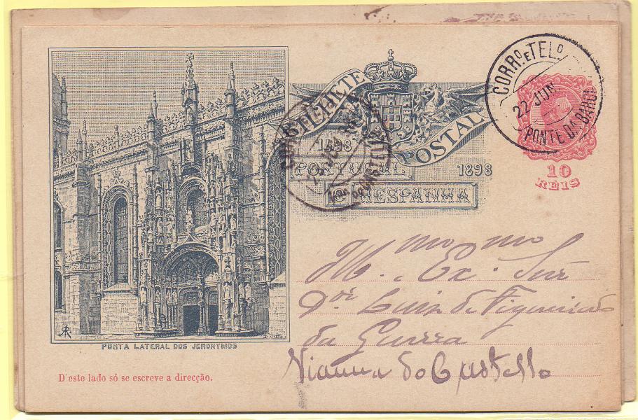 1632.jpg -     Lote:    1632      Lotes pelo Correio      Portugal        Descrição:         1898 &mdash; 4.º Centenário do Descobrimento do Caminho Marítimo para a Índia. Lote de 4 inteiros de 10 reis, circulados: OM29B + OM29C, OM29E e OM29H. Lote a ver.        IC       Valor Base:     &euro; 5,00     Valor Venda:     &euro; 5,00     