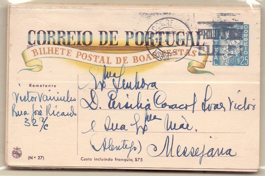 1672.jpg -     Lote:    1672      Lotes pelo Correio      Portugal        Descrição:         1940 &mdash; Selo Tudo pela Nação. Boas Festas. OM90, $25. Série completa.  Nº 27 a 34 (27, 30 e 31 circulados).        IN/IC       Valor Base:     &euro; 12,00     Valor Venda:     &euro; 18,00     