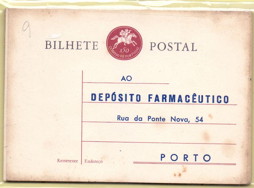 1688.jpg -     Lote:    1688      Lotes pelo Correio      Portugal        Descrição:         1949/56 &mdash; Caravela + Postilhão. Lote com 11 inteiros novos, todos repicados na frente, e todos diferentes, com alguns defeitos e manchas. Lote a ver.        IN       Valor Base:     &euro; 10,00     Valor Venda:     Retirado     