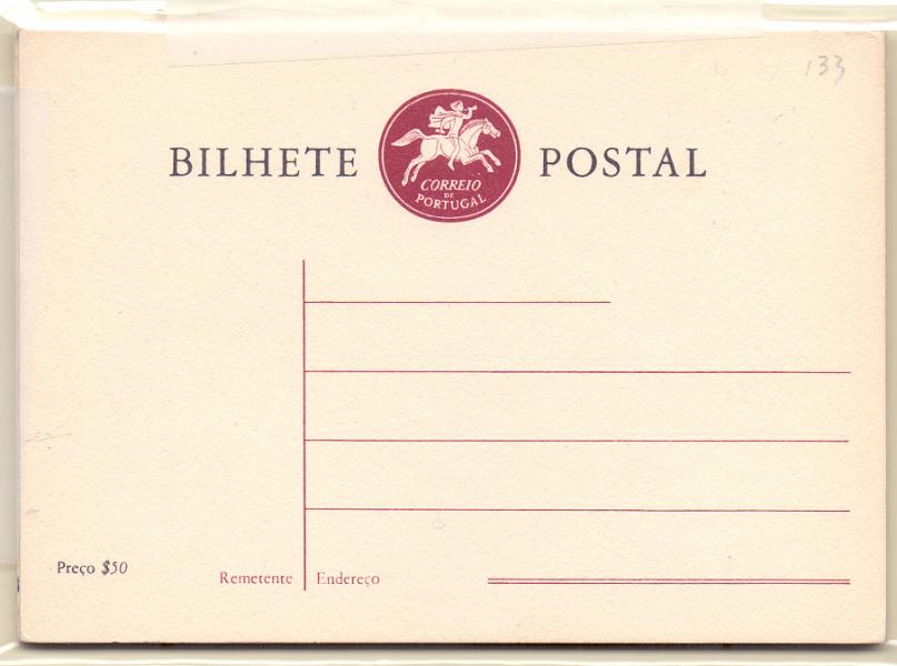 1696.jpg -     Lote:    1696      Lotes pelo Correio      Portugal        Descrição:         1956/63 &mdash; Lote com 11 inteiros dos quias 5 circulados. OM133, 134A (2 diferentes), 134B(2) e 134C, 135-10, 137-23, 138,, 149 e 157.        IN/IC       Valor Base:     &euro; 8,00     Valor Venda:     &euro; 8,00     