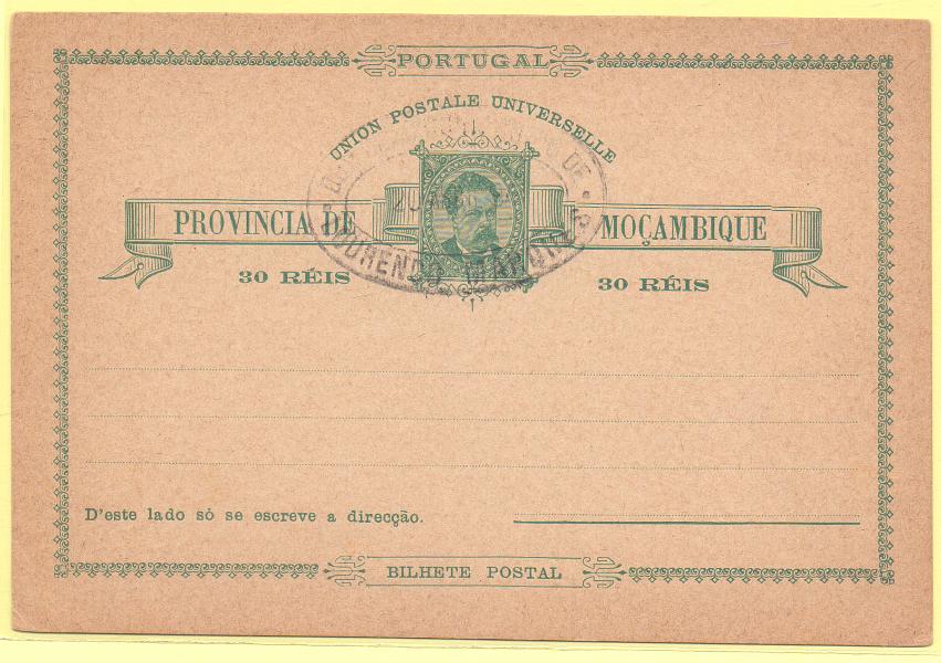 1746.jpg -     Lote:    1746      Lotes pelo Correio      Moçambique       Descrição:         1885 &mdash; D. Luís I. OM3, 30 reis. Novo com carimbo de favor de Lourenço Marques.        IN       Valor Base:     &euro; 4,00     Valor Venda:     Retirado     