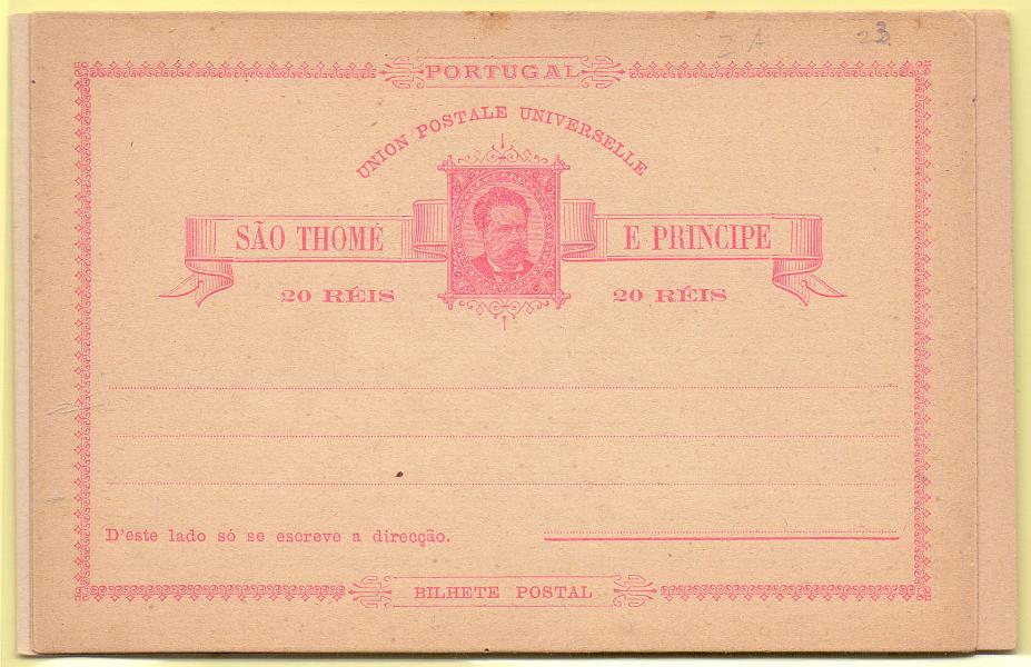 1768.jpg -     Lote:    1768      Lotes pelo Correio      S. Tomé e Príncipe       Descrição:         S. Tomé e Príncipe * Lote com 7 inteiros: OM 2A, OM3A, OM2C, OM16, bilhetes-carta OM6, OM7, OM11. Lote a ver.        Lote       Valor Base:     &euro; 5,00     Valor Venda:     Retirado     