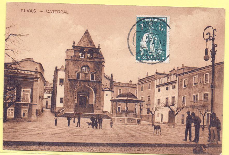 1806.jpg -     Lote:    1806      Lotes pelo Correio             Descrição:         Elvas. Catedral (sépia). Novo.        PI       Valor Base:     &euro; 5,00     Valor Venda:     &euro; 5,00     